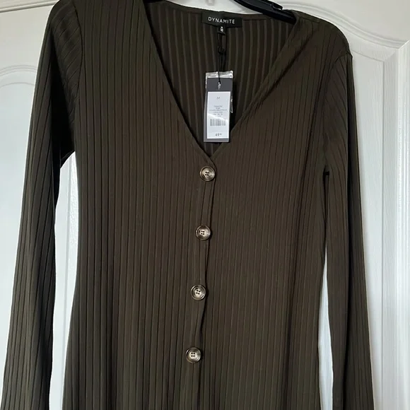 Fitted Ribbed Dress - Picture 3 of 3